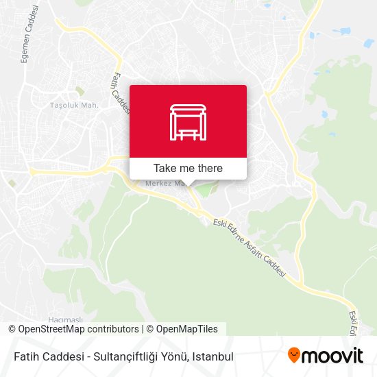 Fatih Caddesi - Sultançiftliği Yönü map