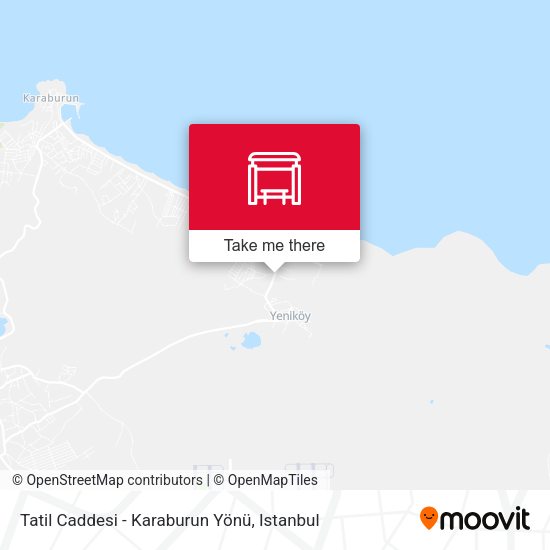Tatil Caddesi - Karaburun Yönü map