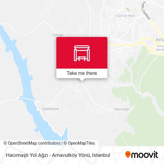 Hacımaşlı Yol Ağzı - Arnavutköy Yönü map