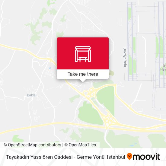Tayakadın Yassıören Caddesi - Germe Yönü map