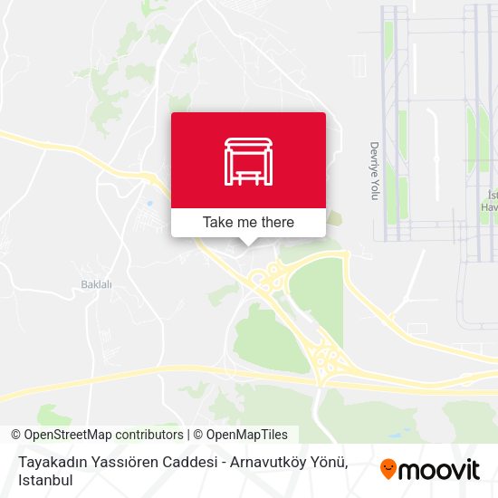 Tayakadın Yassıören Caddesi - Arnavutköy Yönü map