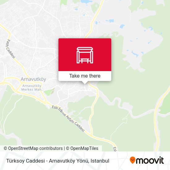 Türksoy Caddesi - Arnavutköy Yönü map