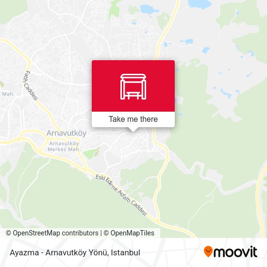 Ayazma - Arnavutköy Yönü map