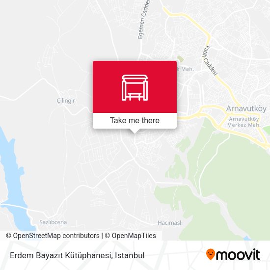 Erdem Bayazıt Kütüphanesi map