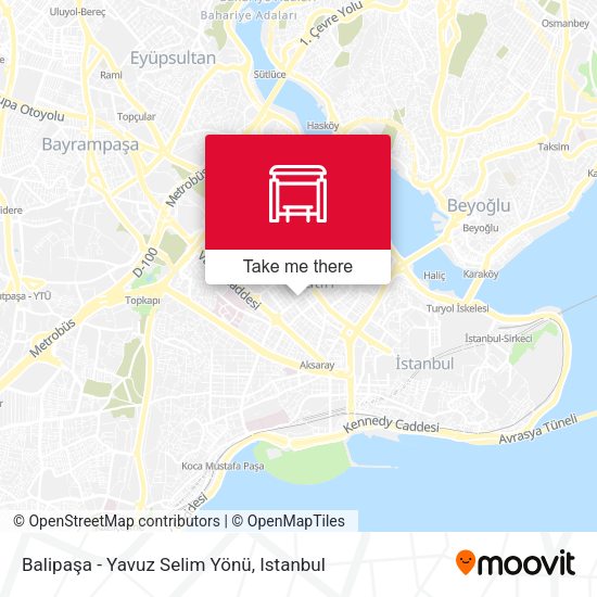 Balipaşa - Yavuz Selim Yönü map