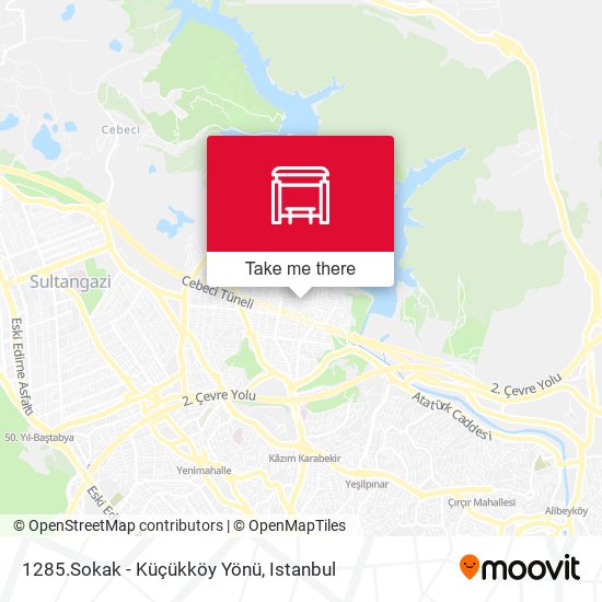 1285.Sokak - Küçükköy Yönü map