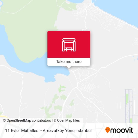 11 Evler Mahallesi - Arnavutköy Yönü map