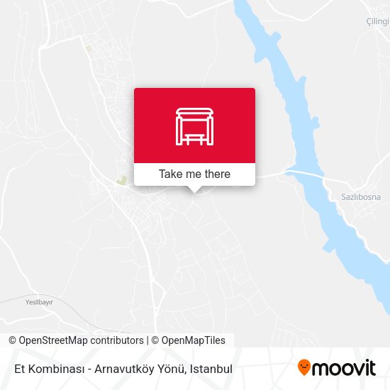 Et Kombinası - Arnavutköy Yönü map