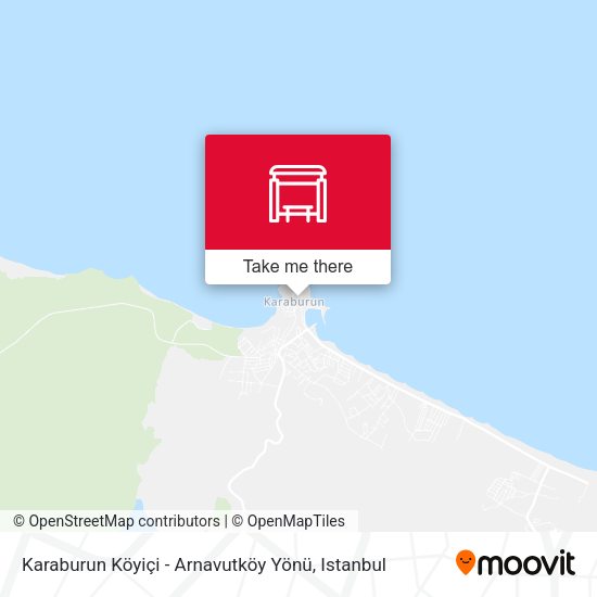 Karaburun Köyiçi - Arnavutköy Yönü map