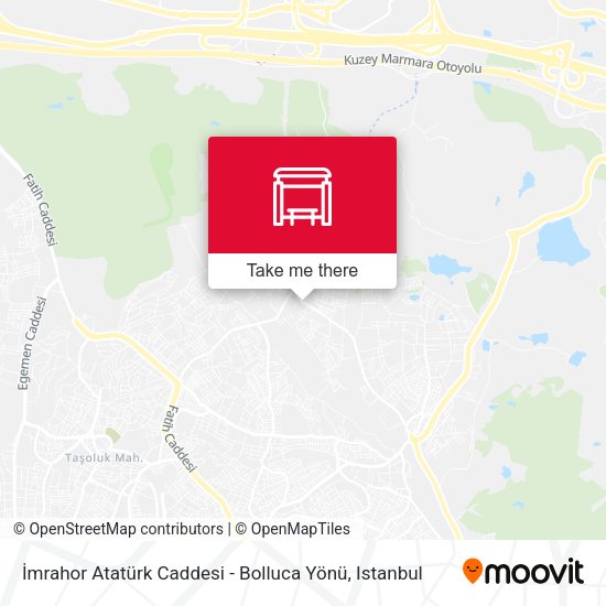 İmrahor Atatürk Caddesi - Bolluca Yönü map