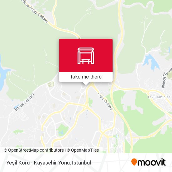 Yeşil Koru - Kayaşehir Yönü map