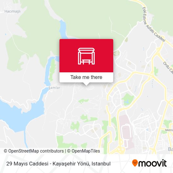 29 Mayıs Caddesi - Kayaşehir Yönü map