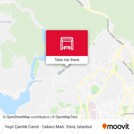 Yeşil Çamlık Camii - Cebeci Mah. Yönü map
