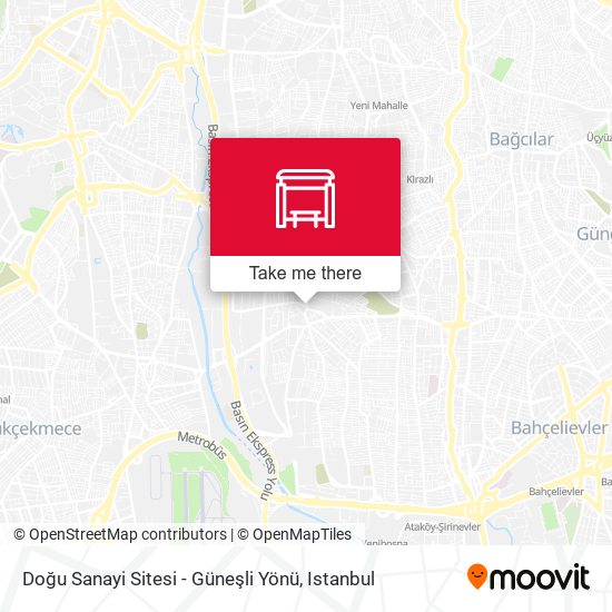 Doğu Sanayi Sitesi - Güneşli Yönü map