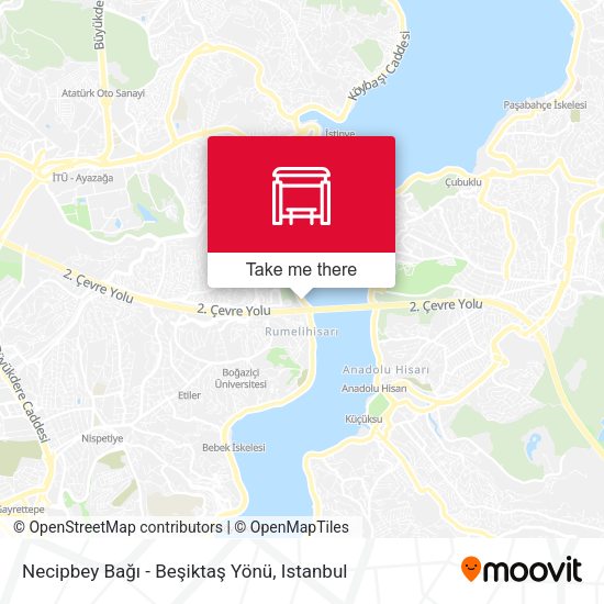 Necipbey Bağı - Beşiktaş Yönü map