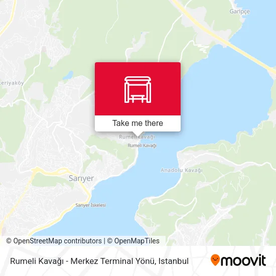 Rumeli Kavağı - Merkez Terminal Yönü map