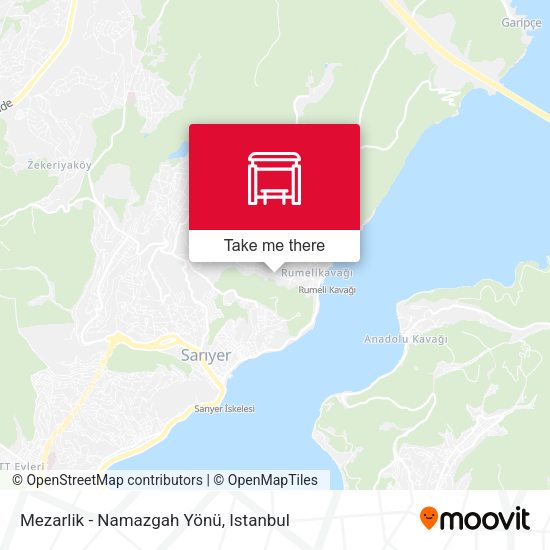 Mezarlik  - Namazgah Yönü map