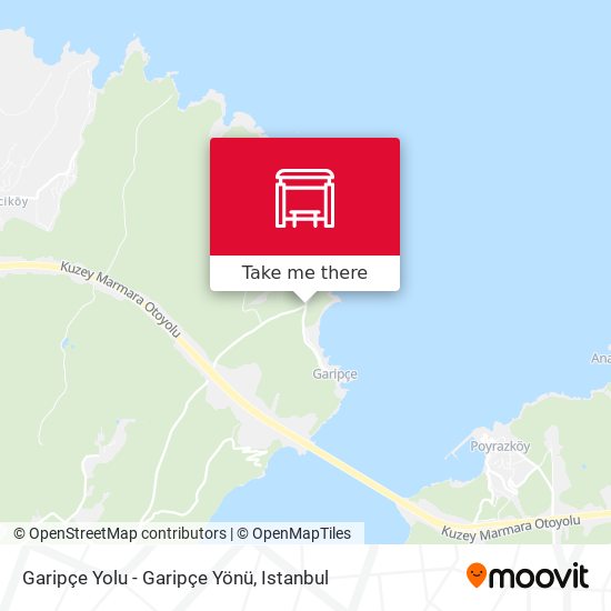 Garipçe Yolu - Garipçe Yönü map