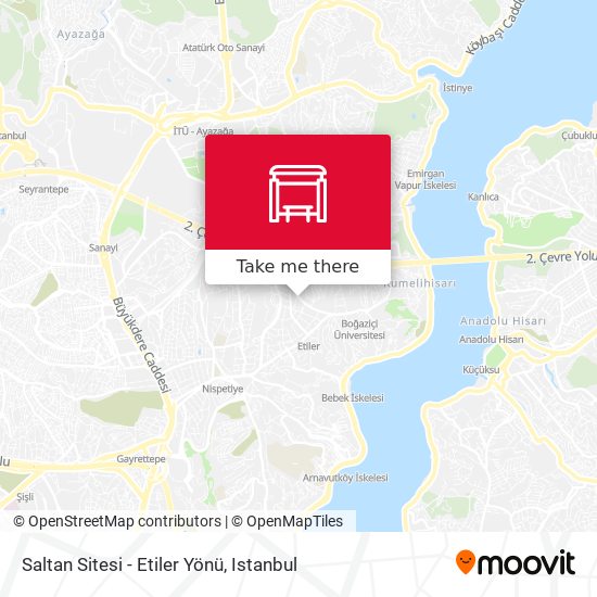 Saltan Sitesi - Etiler Yönü map