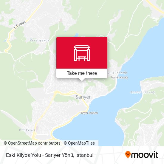 Eski Kilyos Yolu - Sarıyer Yönü map
