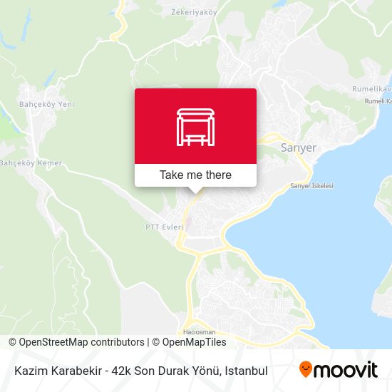 Kazim Karabekir - 42k Son Durak Yönü map