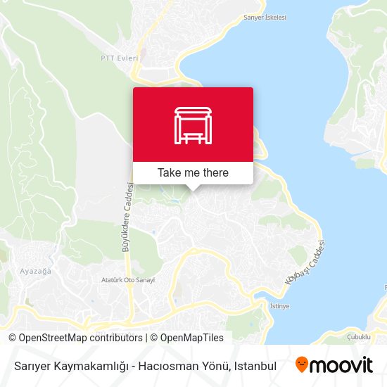 Sarıyer Kaymakamlığı - Hacıosman Yönü map