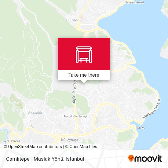 Çamlıtepe - Maslak Yönü map