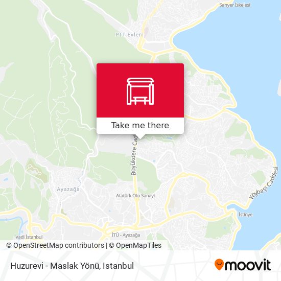 Huzurevi - Maslak Yönü map