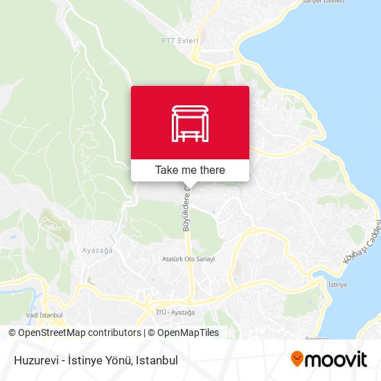 Huzurevi - İstinye Yönü map