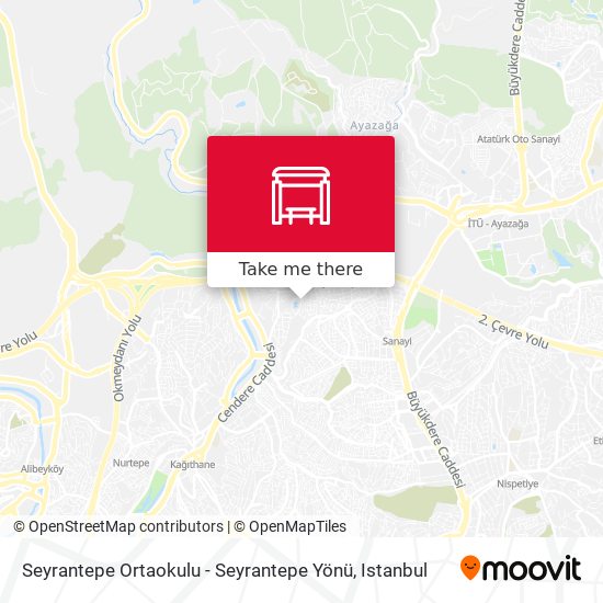 Seyrantepe Ortaokulu - Seyrantepe Yönü map