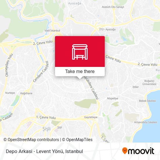 Depo Arkasi - Levent Yönü map