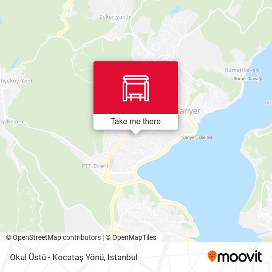 Okul Üstü - Kocataş Yönü map