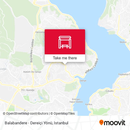 Balabandere - Dereiçi Yönü map