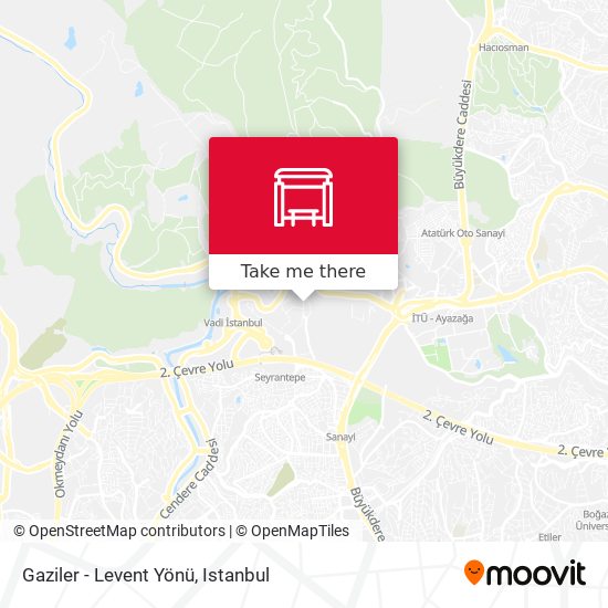 Gaziler - Levent Yönü map