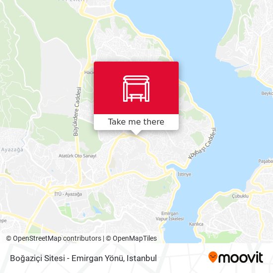 Boğaziçi Sitesi - Emirgan Yönü map
