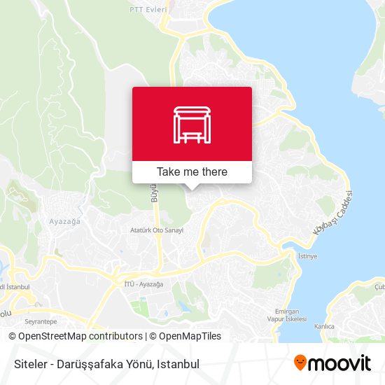 Siteler - Darüşşafaka Yönü map