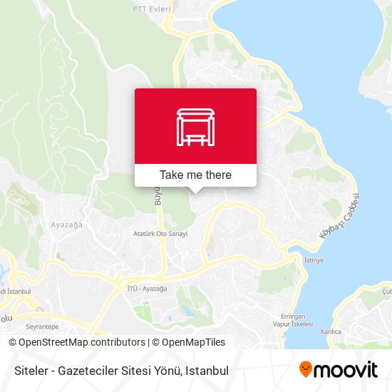 Siteler - Gazeteciler Sitesi Yönü map