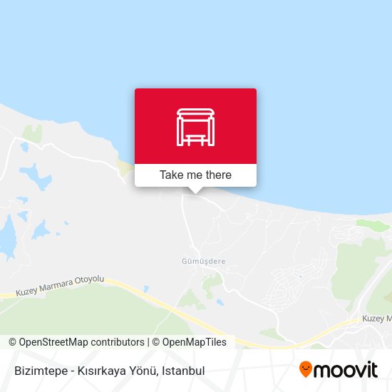 Bizimtepe - Kısırkaya Yönü map