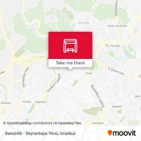 Benzinlik - Seyrantepe Yönü map