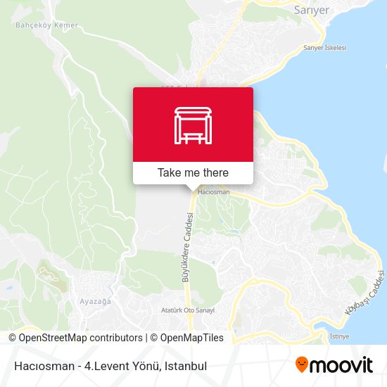 Haciosman  - 4.Levent Yönü map
