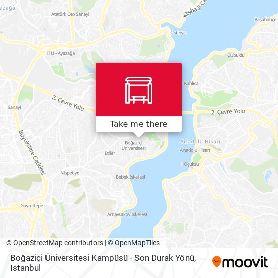 Boğaziçi Üniversitesi Kampüsü - Son Durak Yönü map