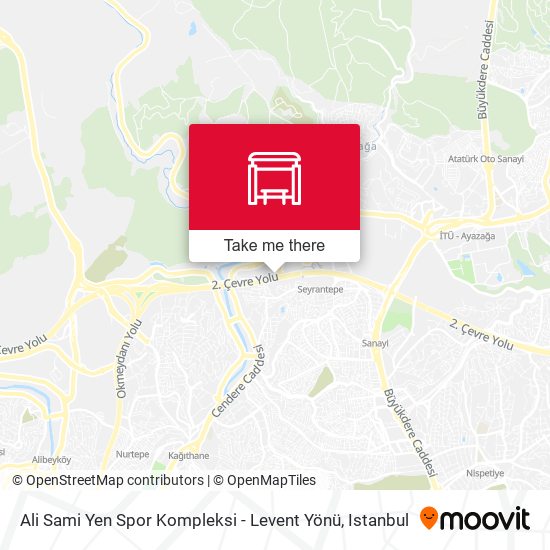 Ali Sami Yen Spor Kompleksi - Levent Yönü map