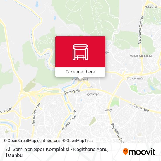 Ali Sami Yen Spor Kompleksi - Kağithane Yönü map