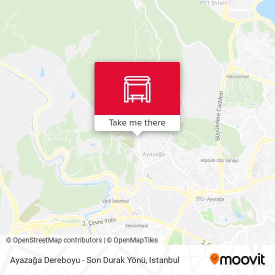 Ayazağa Dereboyu - Son Durak Yönü map