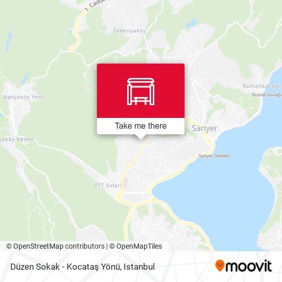 Düzen Sokak - Kocataş Yönü map