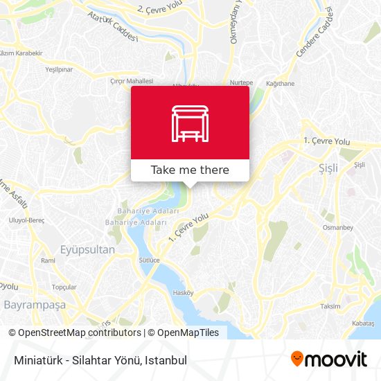 Miniatürk - Silahtar Yönü map