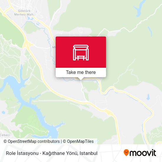 Role İstasyonu - Kağıthane Yönü map