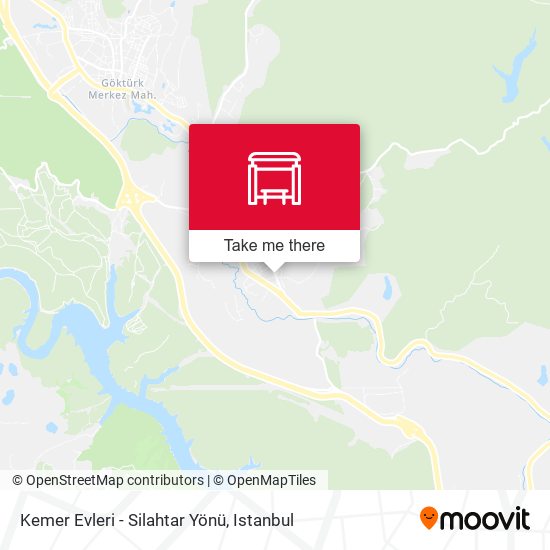 Kemer Evleri - Silahtar Yönü map