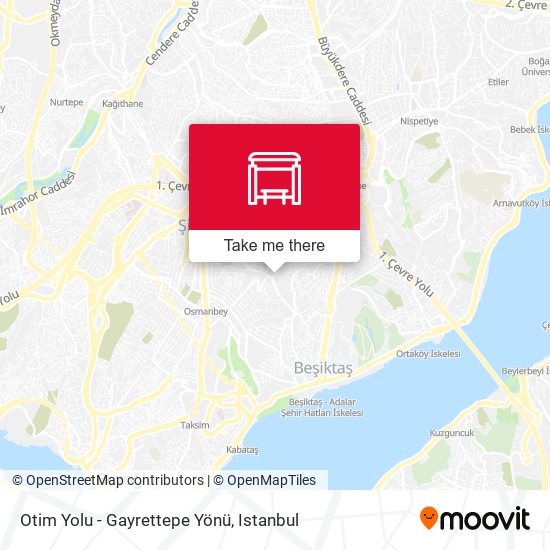 Otim Yolu - Gayrettepe Yönü map