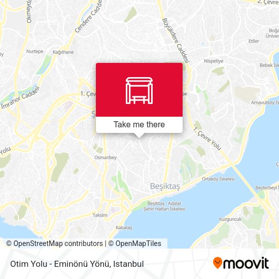 Otim Yolu - Eminönü Yönü map